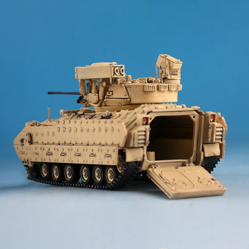 American M2A3 Bradley Infantry Fighting Vehicle 63075 Bradley Desert 1/72 Scale Finished Military Model Collection Ornament