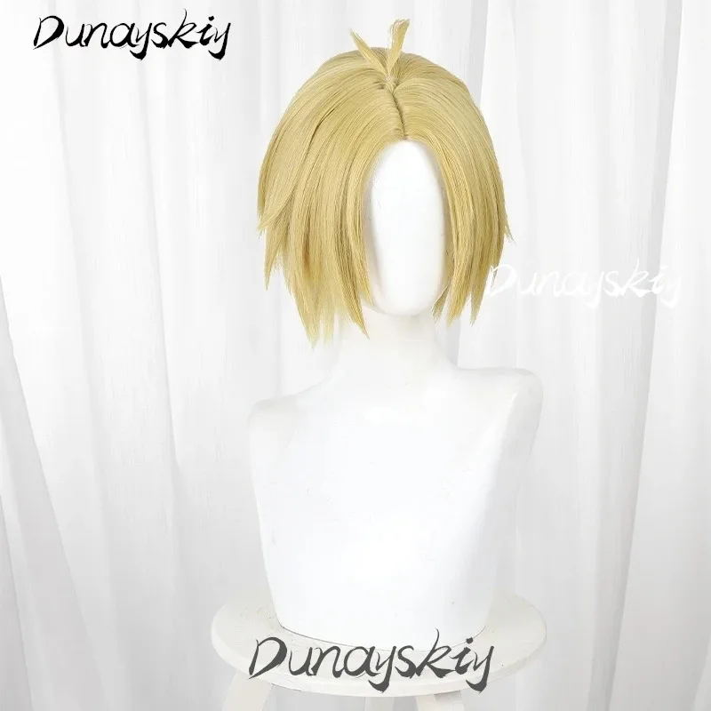 Sakamoto Days Asakura Shin Costume Set Wig Short Yellow Blonde Hair Anime Manga Cosplay Event Roleplay Costumized Outfit for Men