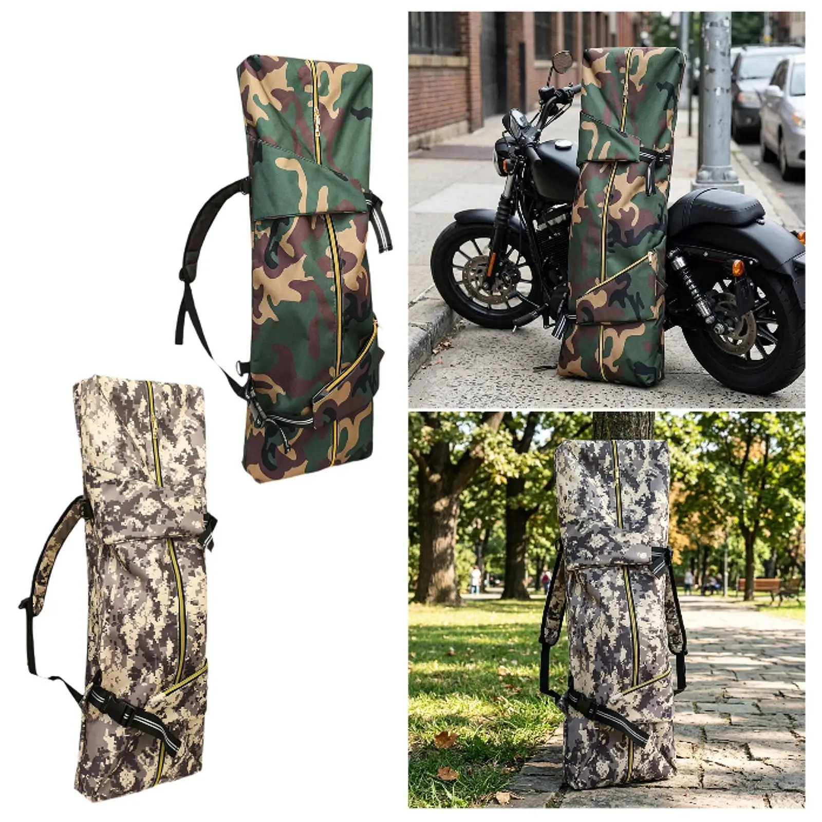 

Skateboard Carry Bag Spacious Main Pocket Oxford Fabric Shoulder Pouch for Outdoor Skating Gear Travel