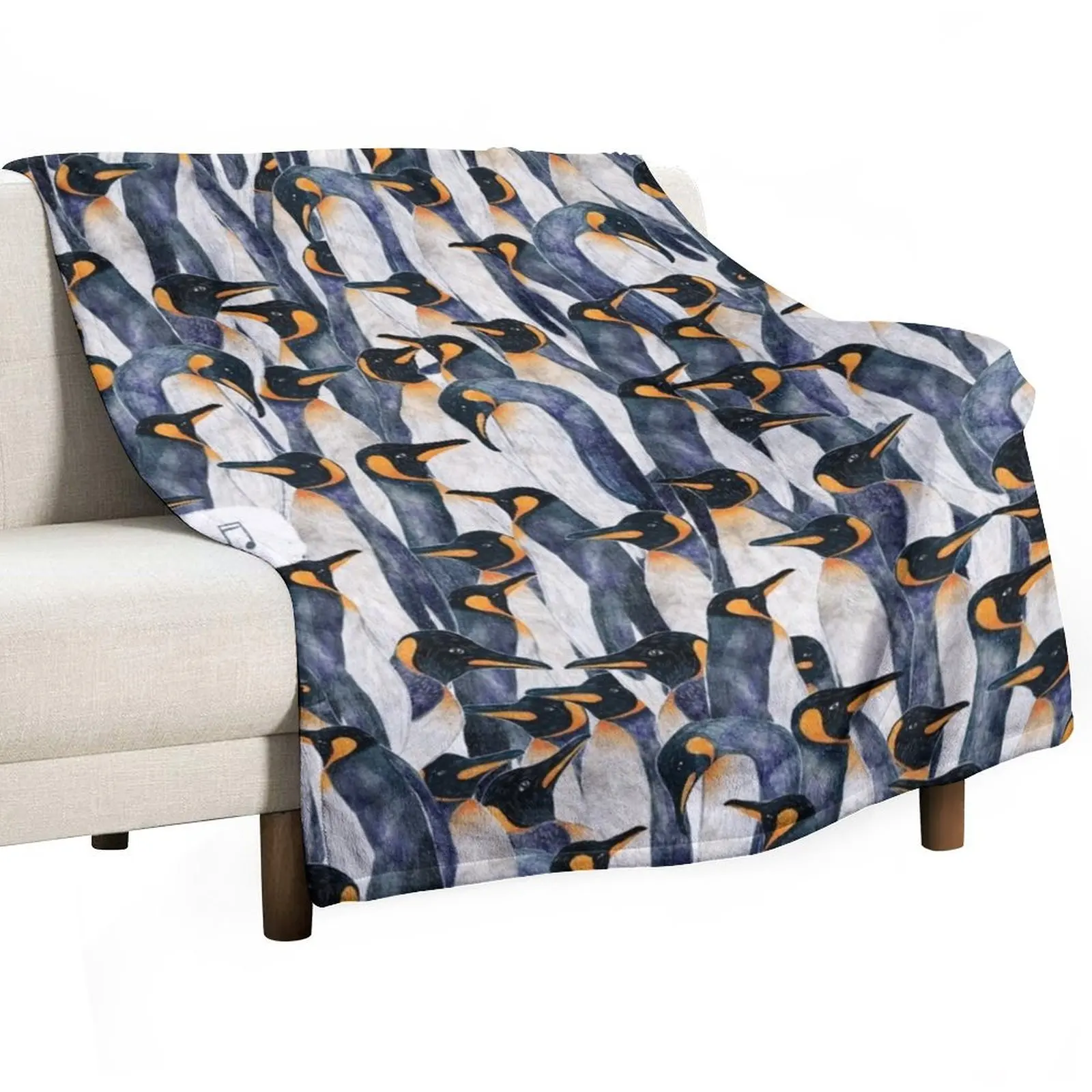 

Singing Penguin Throw Blanket Weighted Custom Furrys heavy to sleep Blankets