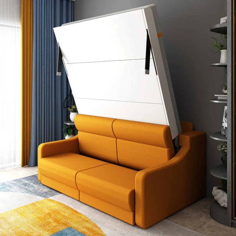 

Non-Box Folding Sofa Multi-Function with Storage Invisible Flip Wall Bed Small Apartment Murphy Folding Bed