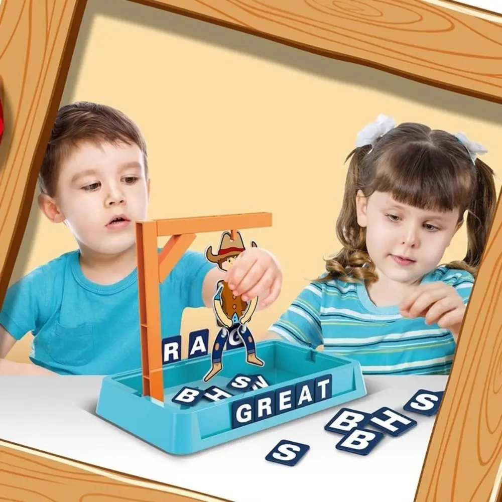 

Multiplayer Magnetic Hangman Board Games Interactive Two-Player Hangman Mystery Word Game with Doll Develop Intelligence