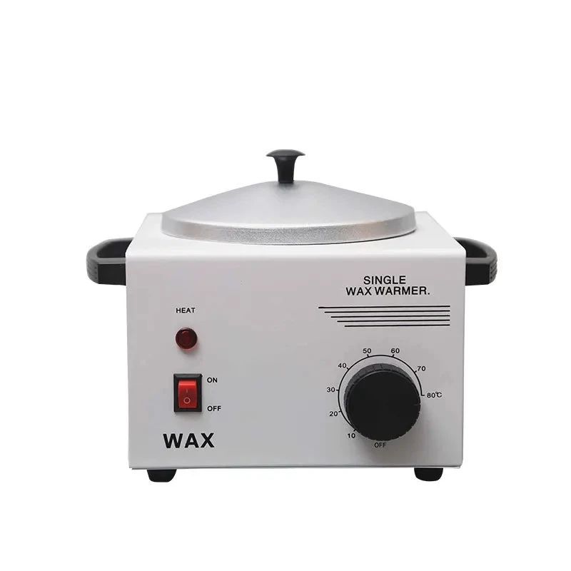 Wax Heater Warmer Electric Hot Facial Skin Hair Removal Pot SPA Tool Salon Adjustable Temperature Single-Wax Warmer