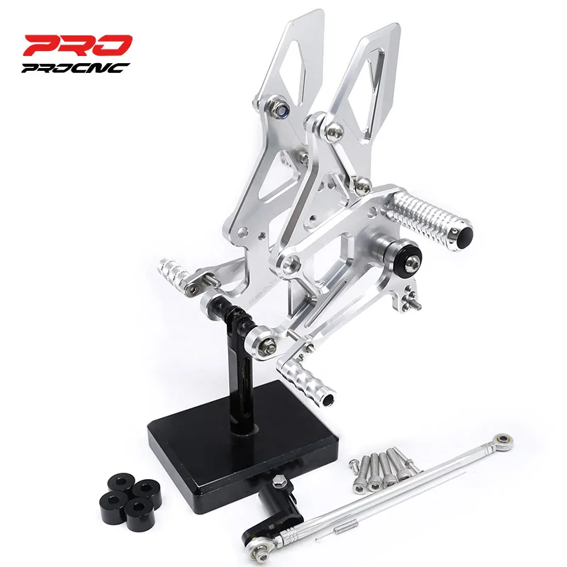 

For Yamaha YZF R15 V3 2018-2020 CNC Motorcycle Rearset Footrest Foot Pegs Rest Rearset Rear Set