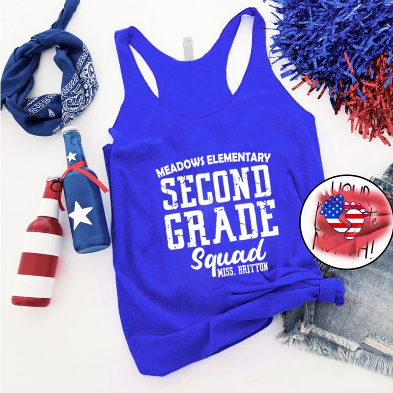 First Day of Class Tank Top Women Teacher Tops Casual White Tops Back To School Tank Top School Clothing Casual