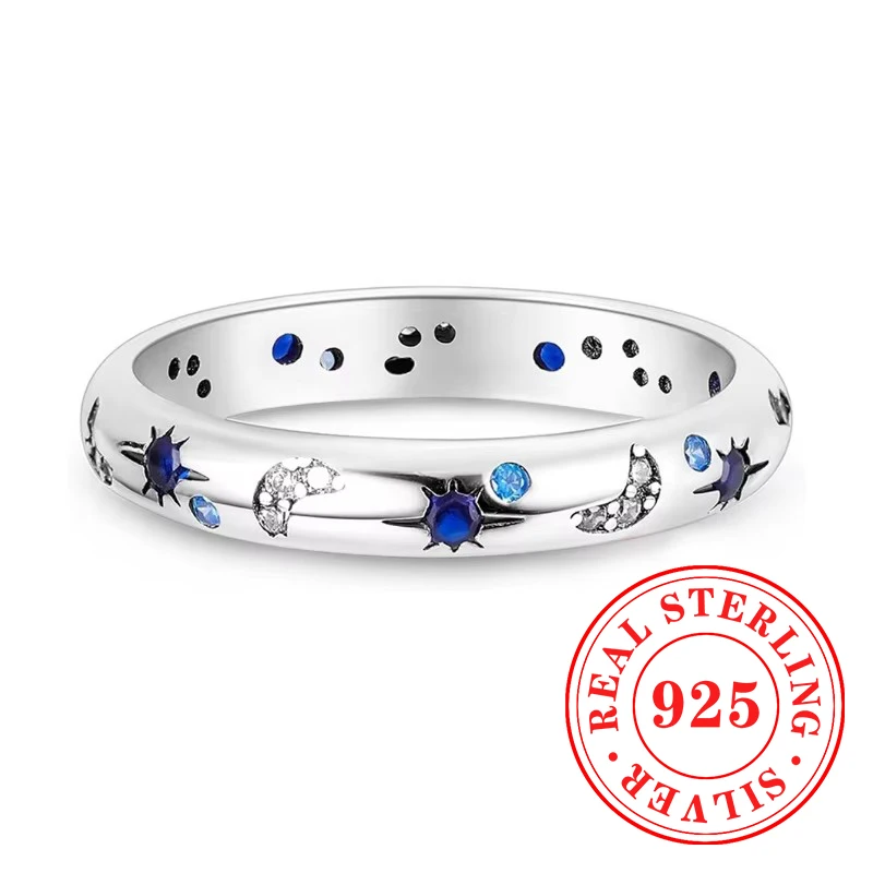 Huitan Metallic Style 925 Sterling Silver Rings Male Unique Exquisite Pattern Finger Accessory Fashion Versatile Party Jewelry