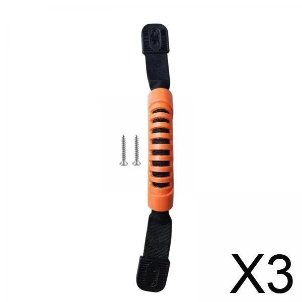 

Replacement Canoe and Kayak Handle Sturdy PVC Material Ergonomic Grip with Screws for Boat Accessories and Luggage