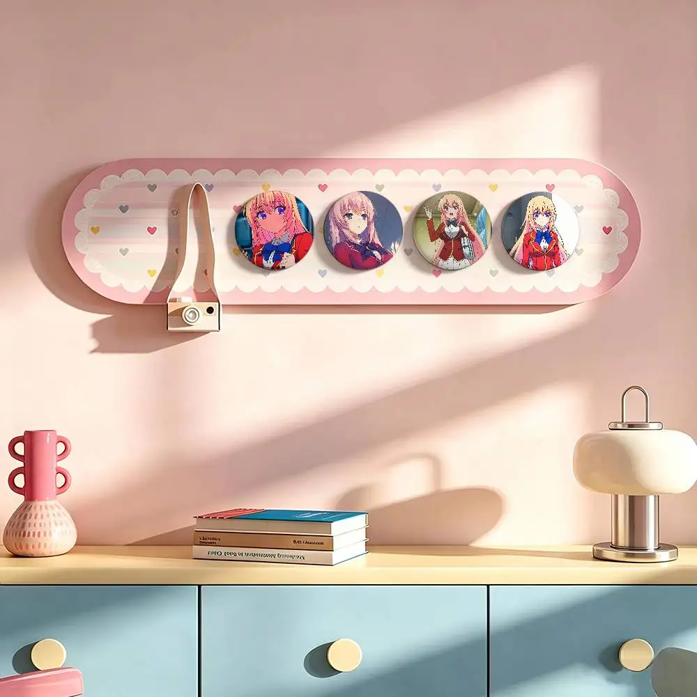 Honami Ichinose Classroom Of The Elite Badges 25 32 44 58 75 Mm Round Cosplay Pin Bag Decor Fans Collect Friends Gifts