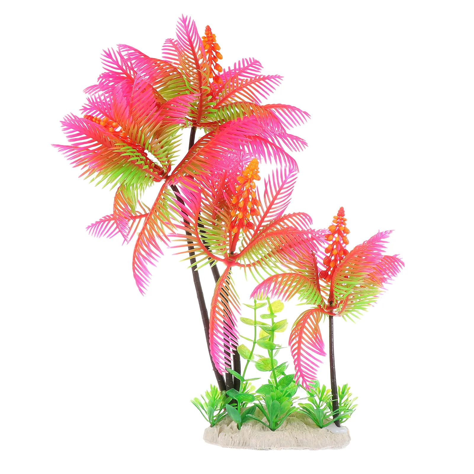 

1Pcs Coconut Tree Fish Tank Decor Realistic Artificial Aquarium Sculpture Resin Craft Landscaping Ornament Aquarium Supplies