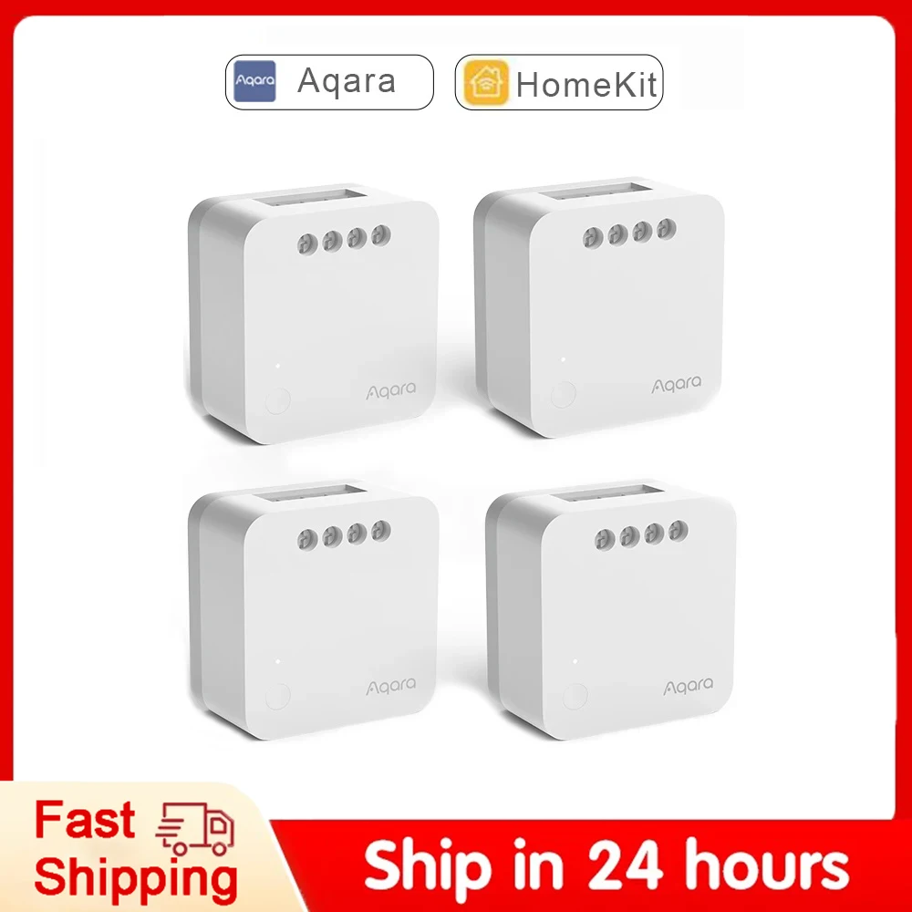 

Aqara Smart Single Switch Module T1 Smart Home App Remote Control With Remote/Timing/Delay Intelligent Linkage For Apple Homekit