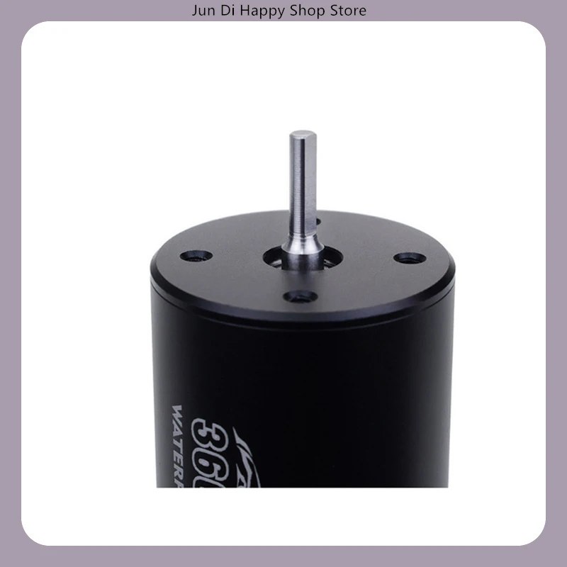 محرك بدون فرشاة 2600 كيلو فولت + 60 أمبير بدون فرش Esc مقاوم للماء مجموعة كاملة سوداء قطع غيار لسيارة 1/10 Rc