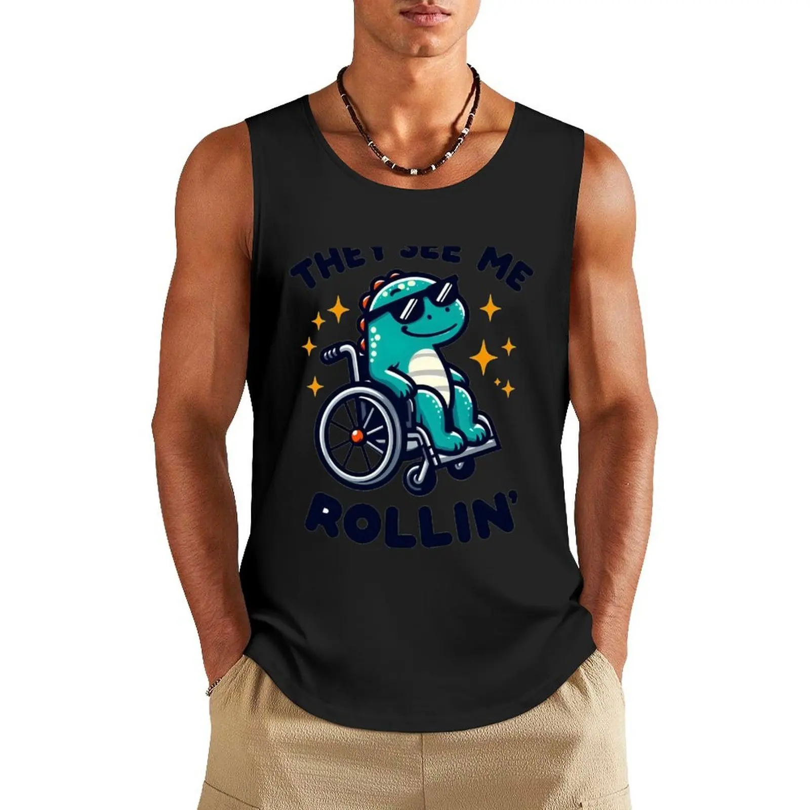 

They see me rollin Tank Top men clothing Men's t-shirts clothing men running shirt underwear