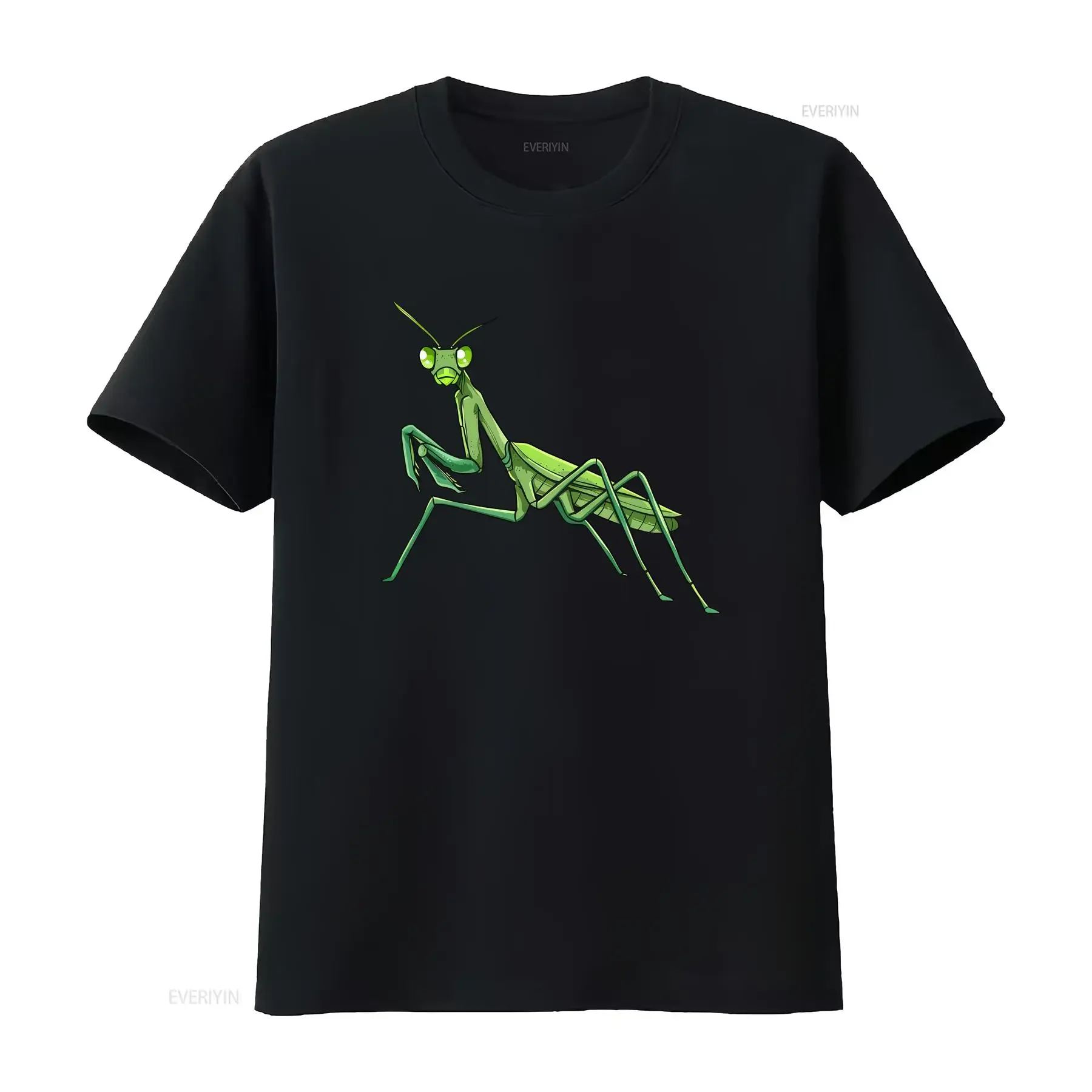 Praying Mantis Bug Insect Lovers Classic Funny Mens T Shirt Top D6 vintage Washed Stylish Stretched fashion Breathable graphic