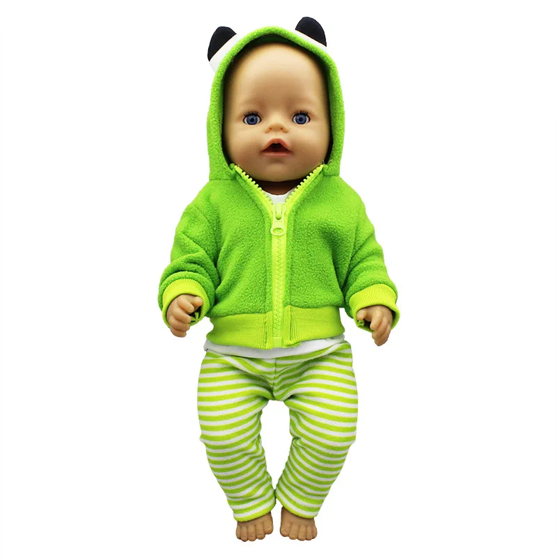 New Frog Set Doll Clothes Fit for 43cm/17inch Dolls. Three Piece Doll Clothes Set, The BEST CHILDREN'S Holiday Gift