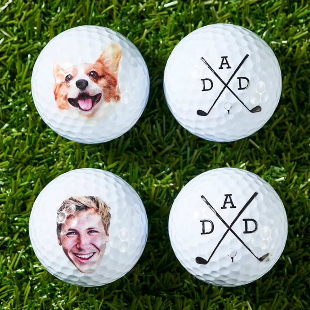 

Personalized Photo Golf Balls Custom Dad Golf Balls Wedding Favors Xmas Unique Gift for Dad Sports Gift