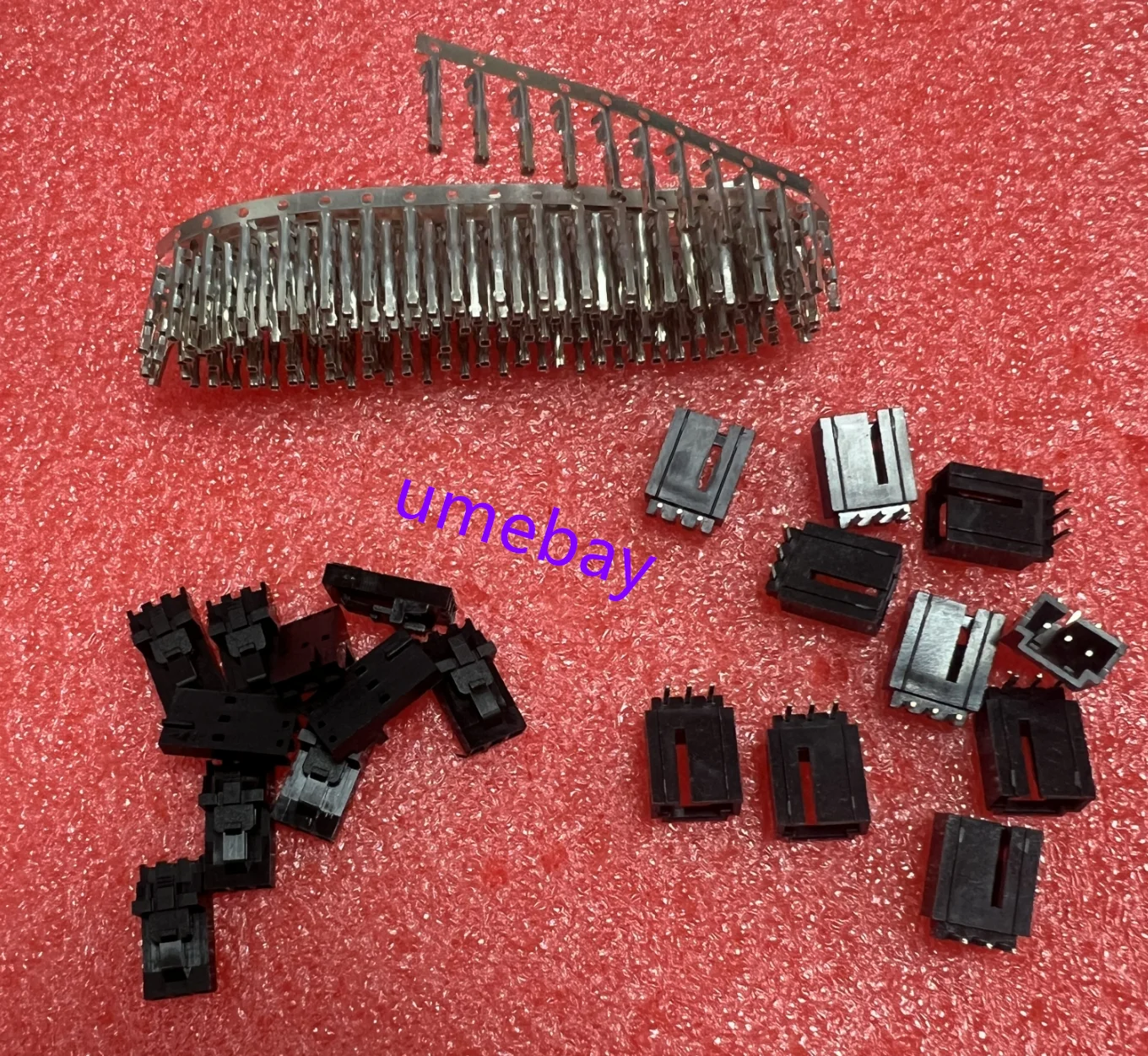50pcs, integrated circuit, TJC8 with locking plug MX2.54 (bent needle seat+rubber shell+locking spring): 2P-12P