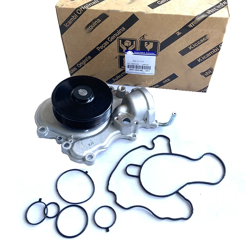 NBJKATO Brand New Water Pump With Gasket 68211202AB For Jeep Grand Cherokee 3.0L Diesel Ram 1500 2014-2020