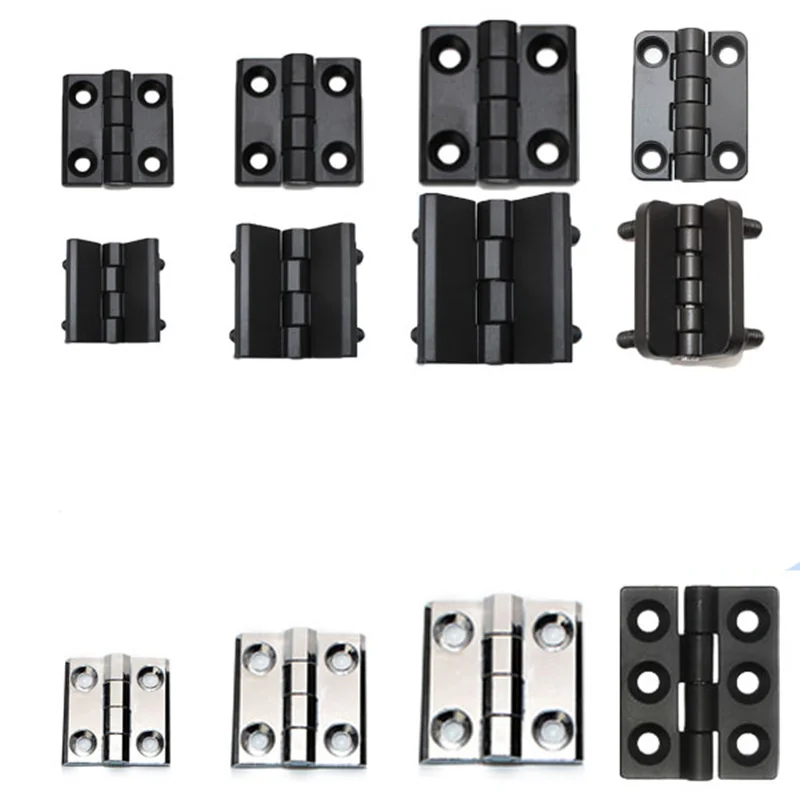 Zinc alloy Industrial cabinet hinge bisagras Thickening electric power box metal case door clamp hinge with screw fixed Hardware