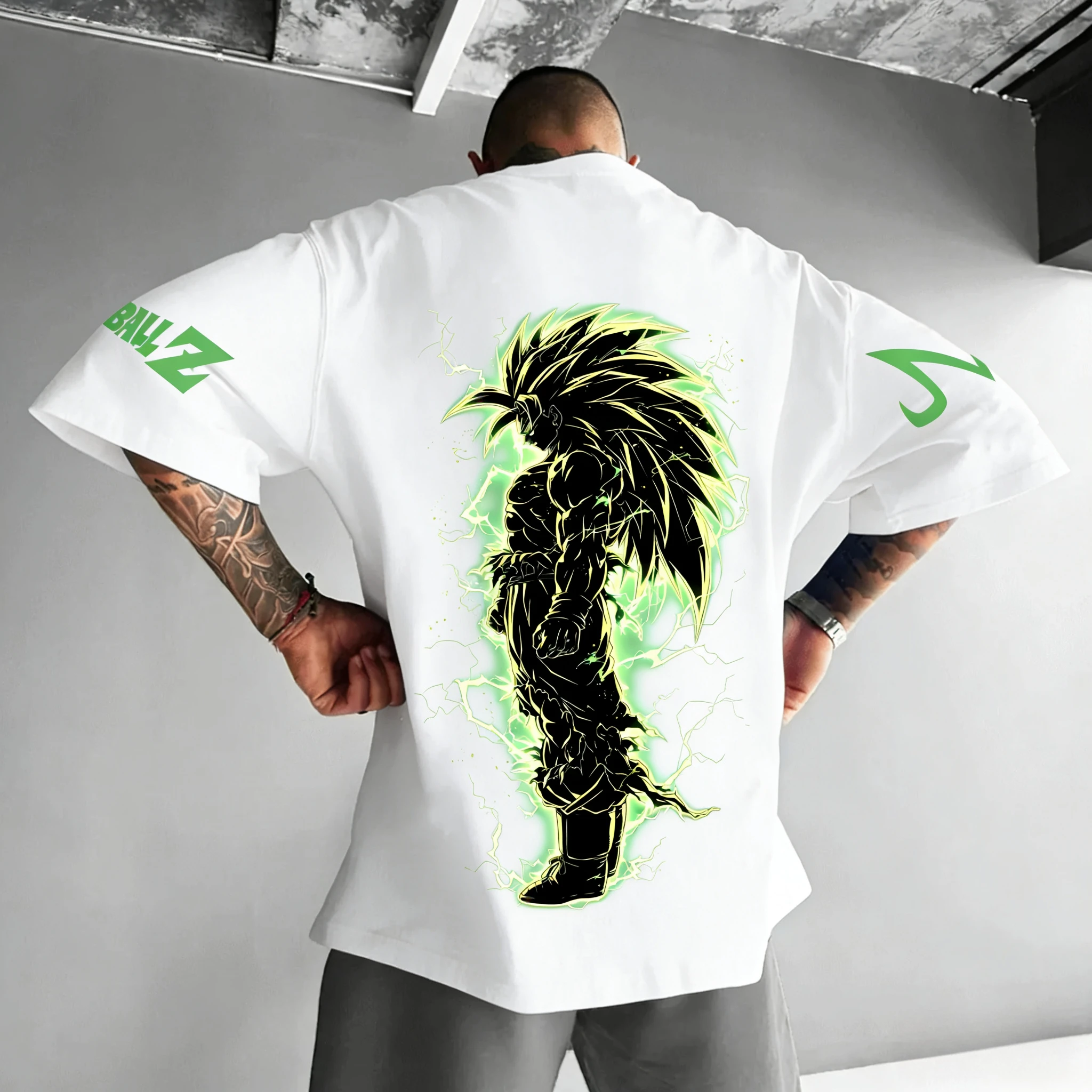 جديد لعبة دراغون بول جوكو مطبوعة قصيرة الأكمام بانداي فضفاضة للرجال والنساء 2026 الصيف تنفس رياضي موضة تي شيرت ins #4