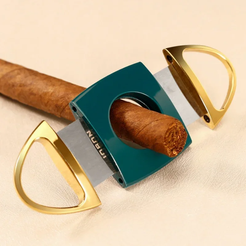 JOBON Cigar Set Butane Gas Lighter High end Ashtray Cigar Clipper Three-piece Set Jade Bottle Cigar Special Lighters Smoking