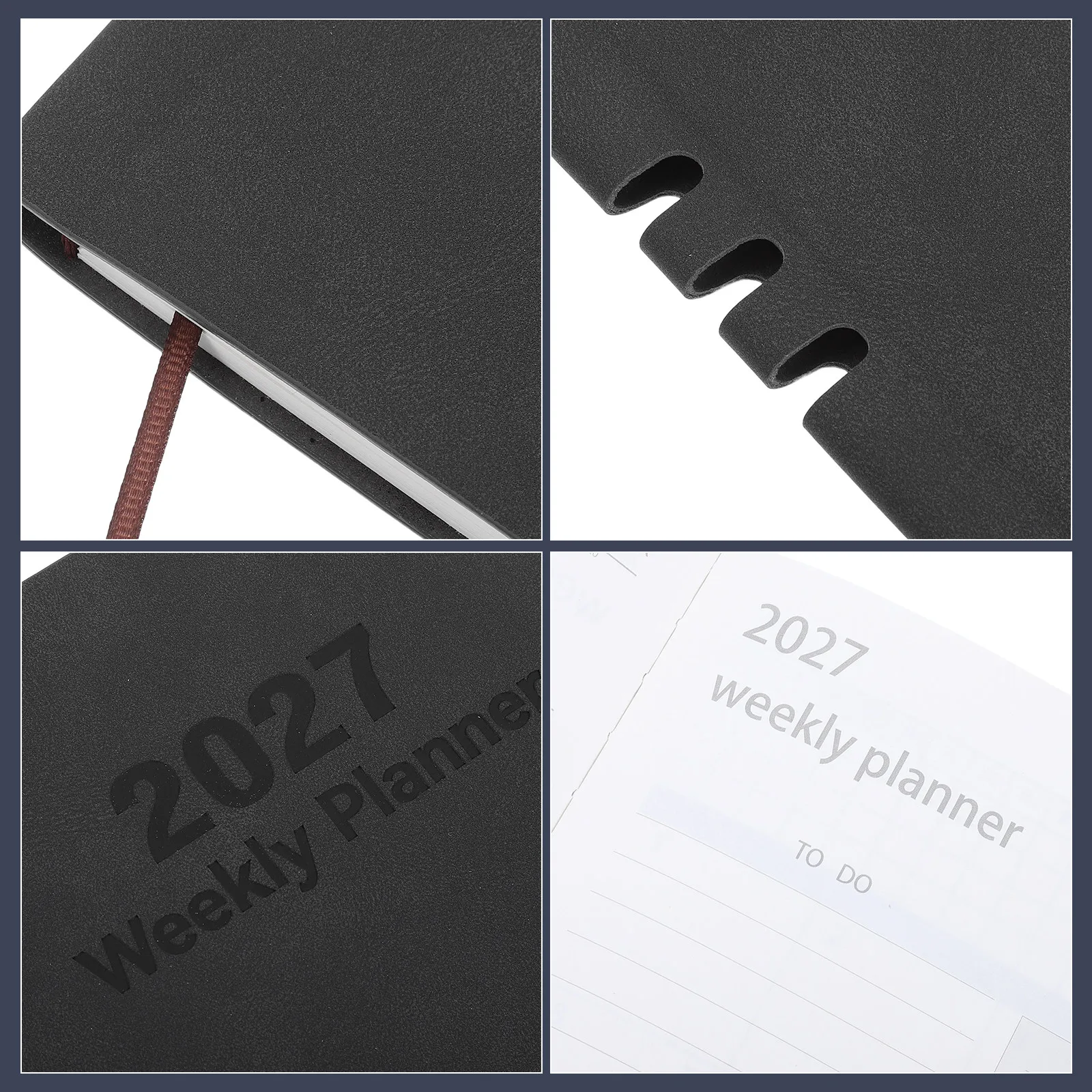 Professional Large Daily Schedule Planner Hardcover Notebook Suitable for Work School Personal Use and Efficient Time Planning