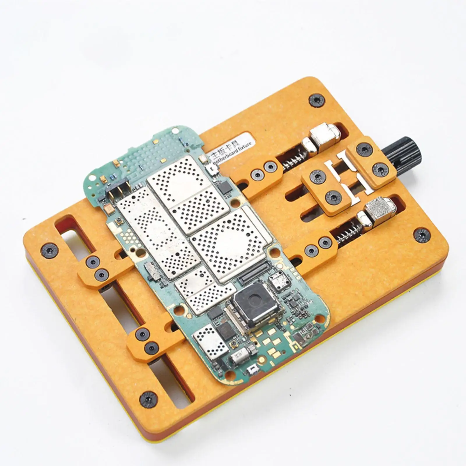 Dispositivo di riparazione del telefono Fissaggio Resistenza alle alte temperature Maschera di saldatura in metallo Supporto per circuito di fissaggio multifunzionale