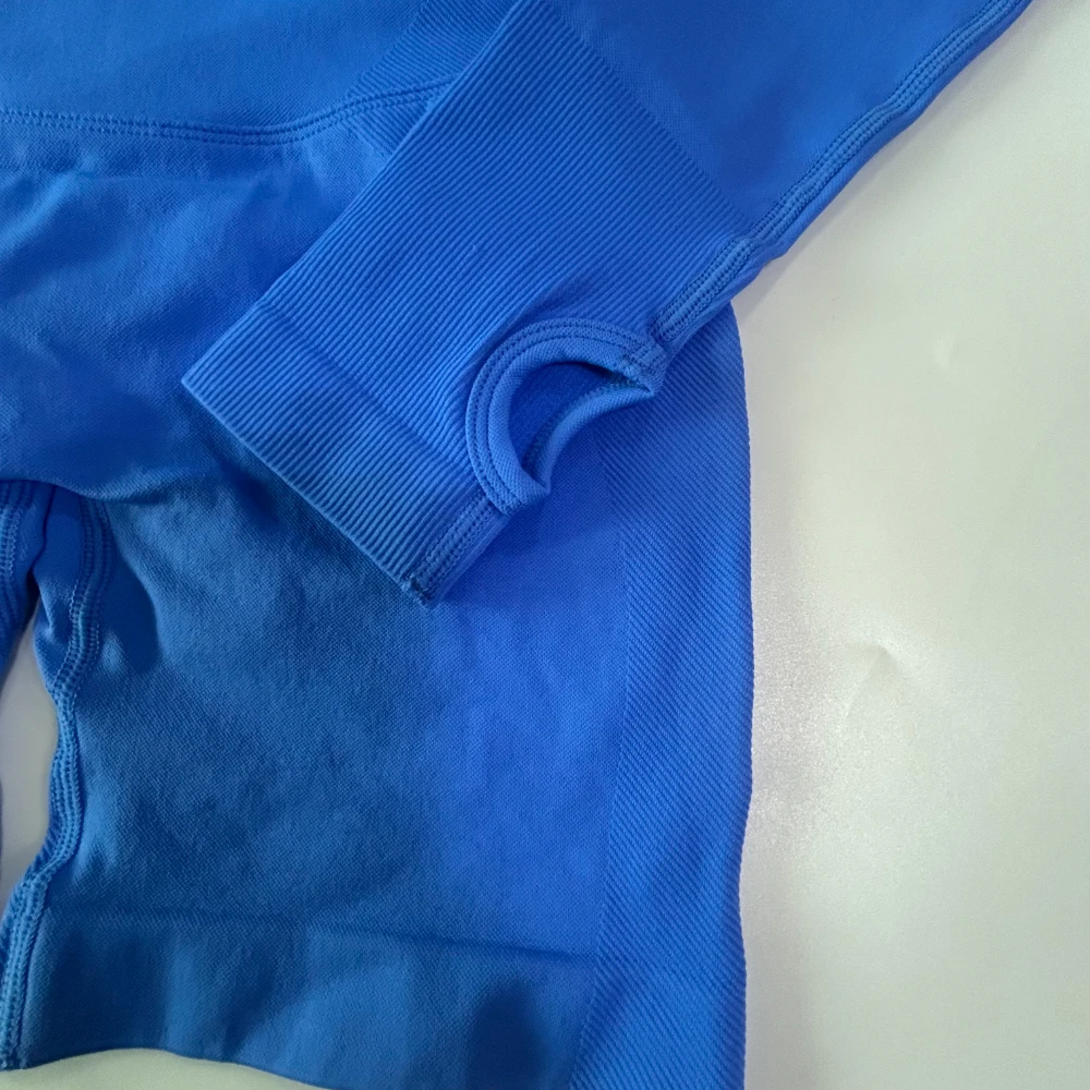 Pericic Langarm-Einteiler Yoga-Bodysuit für Damen, Nahtloses Outfit-Set, Fitnesskleidung, Workout-Shorts, Jumpsuit, Rückenfreies Gym-Set – Detail 22