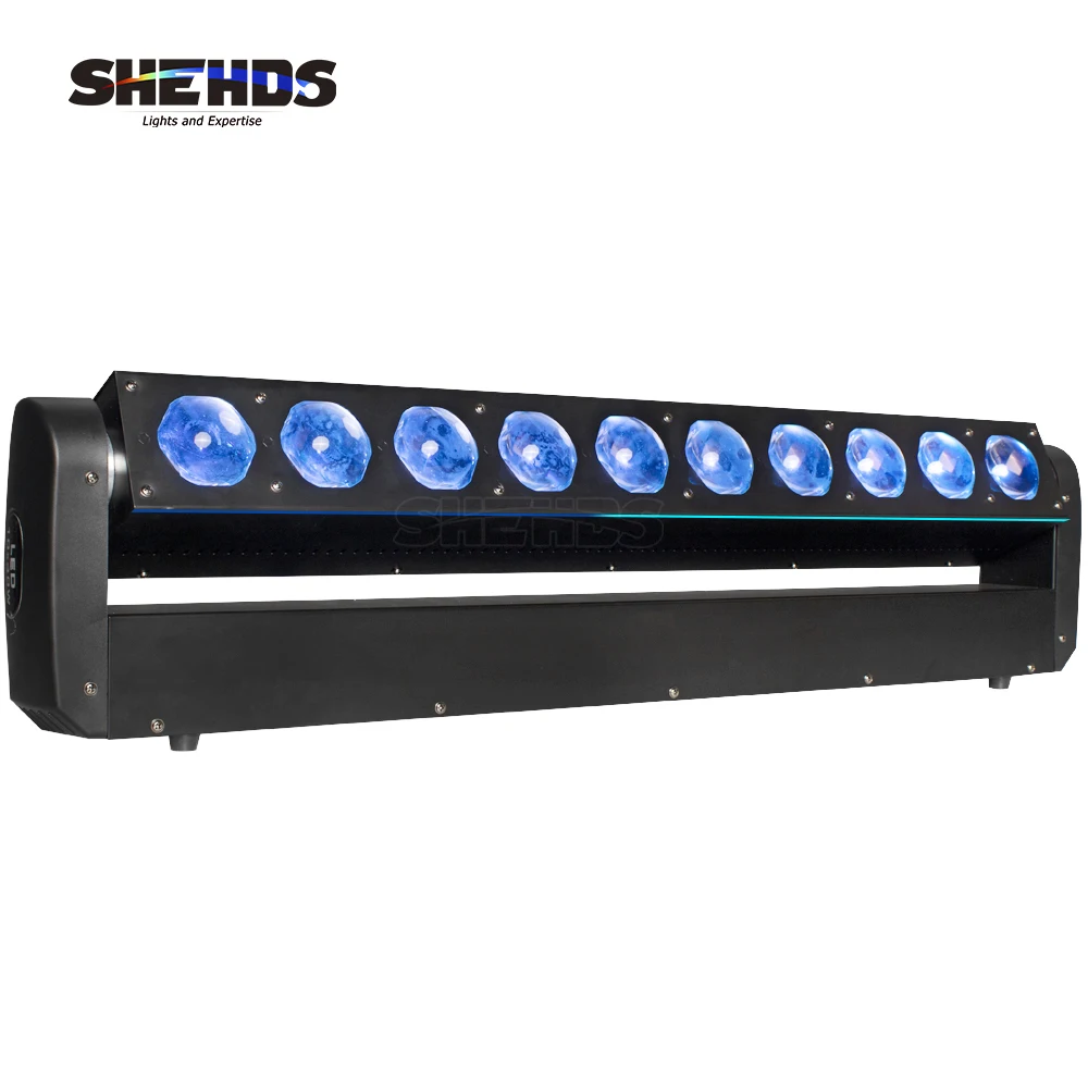 LED 10x40W RGBW 4in1Beam Moving Head Light Wall Wash DJ Disco Stage Show Party Bar Dance Floor Effect Lighting Equipment