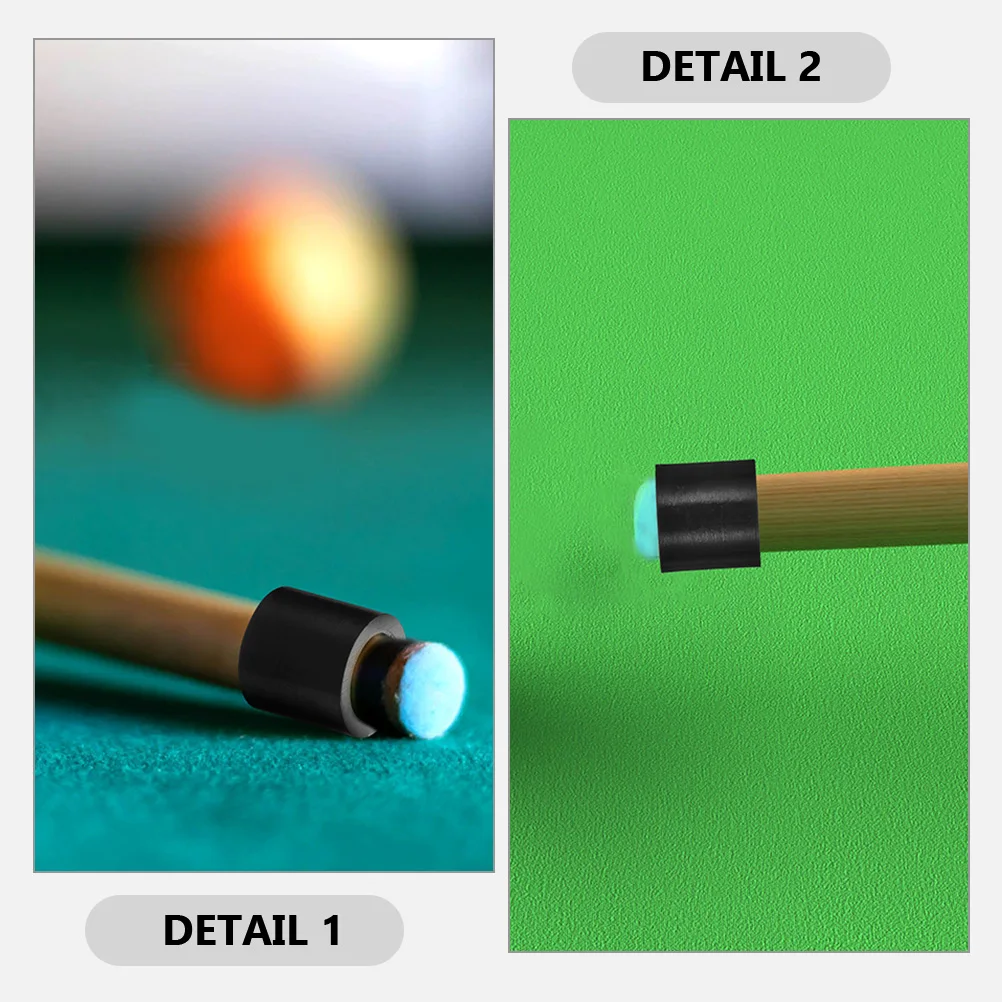 

8 Pcs Billiards Club Tip Protective Cover Tub Pool Accessories Accessory Replaceable