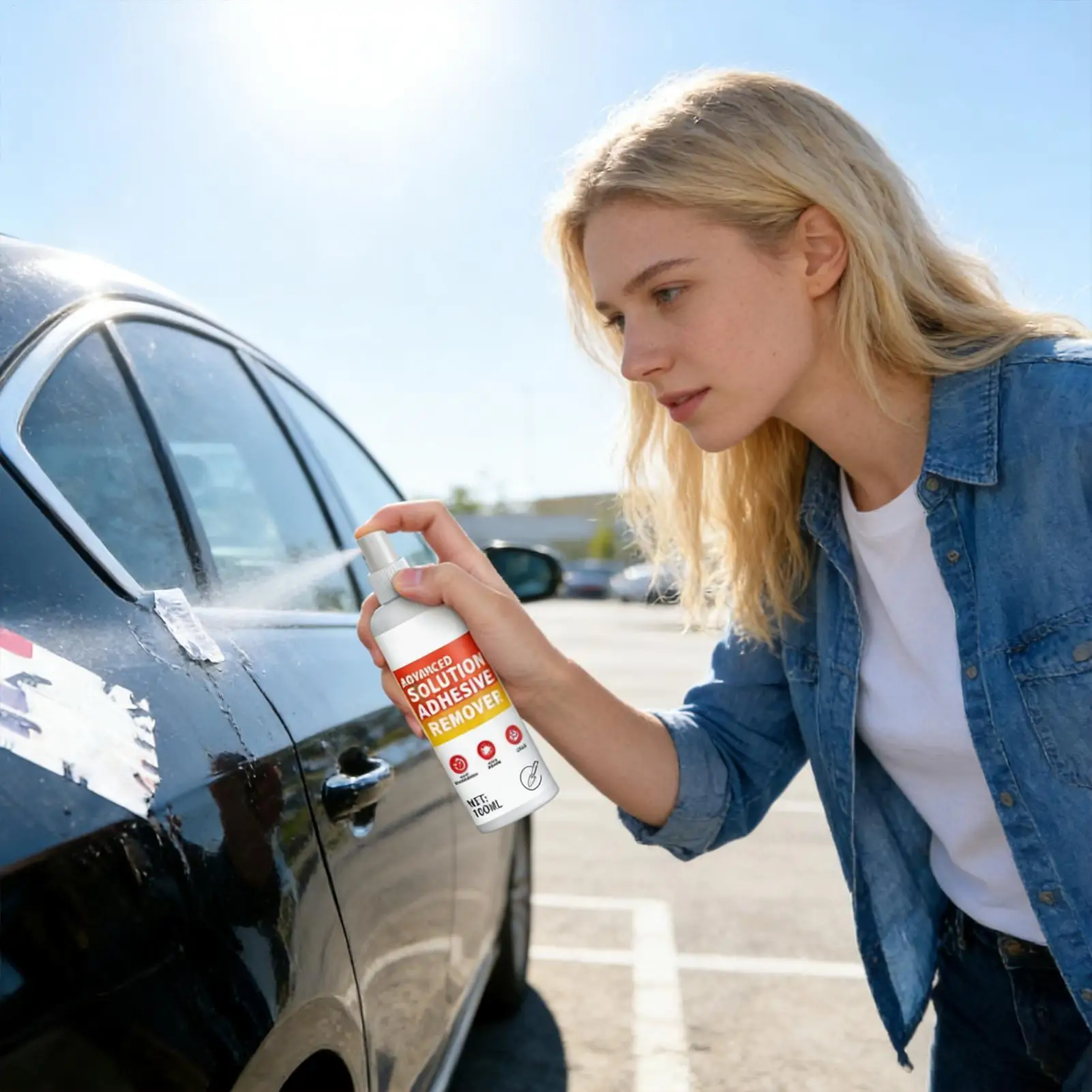 Sticky R esidue Remover Car Window Film Adhesive Remover Sticker Cleaning Spray For Label Vehicle Truck Tractor Trailer Seat