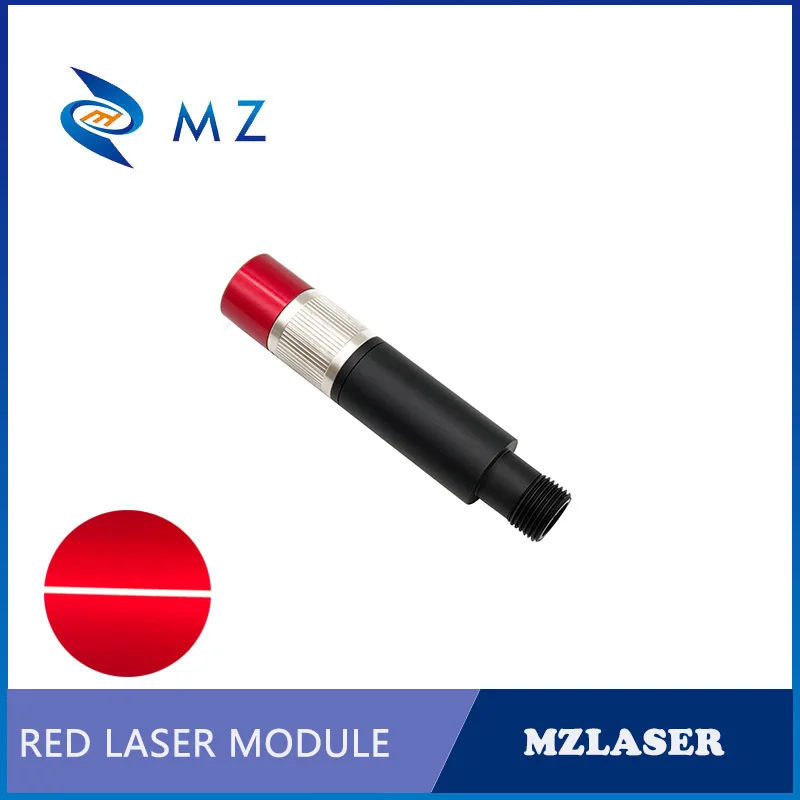 Vendita calda stabilità compatta messa a fuoco regolabile D16mm 635nm 10mw Powell Lens TTL Blue Line modulo diodo Laser grado industriale