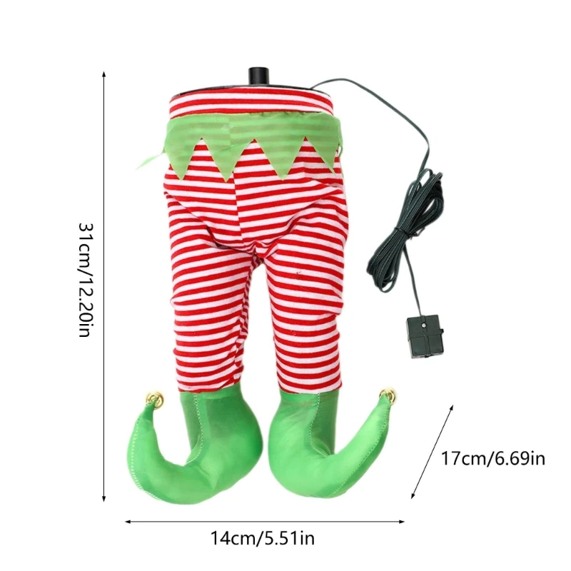 Christmas Tree Swinging Legs Beautiful Christmas Decoration Swinging Legs for Seasonal Home Adornment Dropship