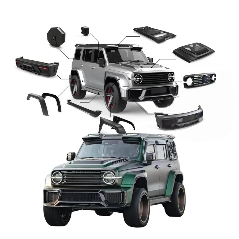 High Quality Mars City Style Body Kit Front Bumper Hood Fender Spoiler For Tank 300 Upgrade Facelift