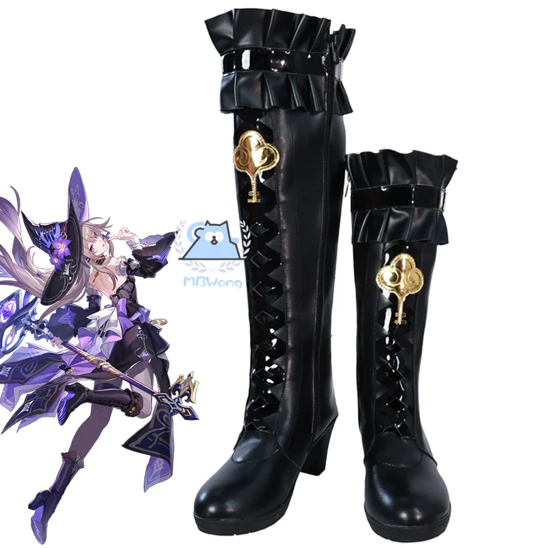 

Game Honkai Star Rail The Herta Cosplay Shoes Boots Herta Role Play Shoes For Halloween Carnival Prop Adult Women Men