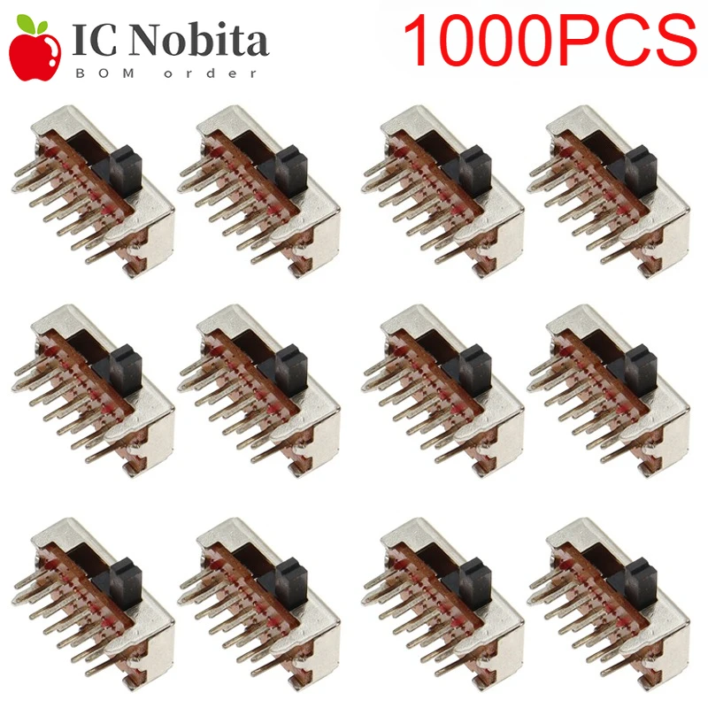 1000 قطعة SK24D02 تبديل التبديل SK24D02VG5 12Pin 2P4T الشريحة التبديل مقبض عالية 5 مللي متر SK-24D02 #1