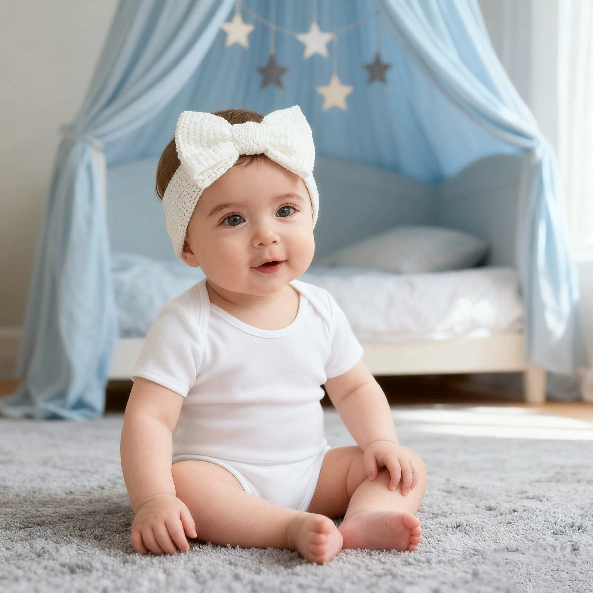 

Headband Newborn Hair Accessory Knit Bow Kids Hairband Infants Bowknot Baby Headband Baby Girls Boys Outdoor Photoshoot Headwear