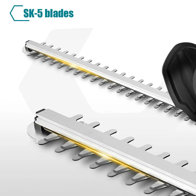 ไร้สายไฟฟ้า Hedge Trimmer มัลติฟังก์ชั่ใบมีดคู่สวนเครื่องตัดหญ้าเครื่องมือสําหรับ Makita 18V แบตเตอรี่ (ไม่มีแบตเตอรี่)