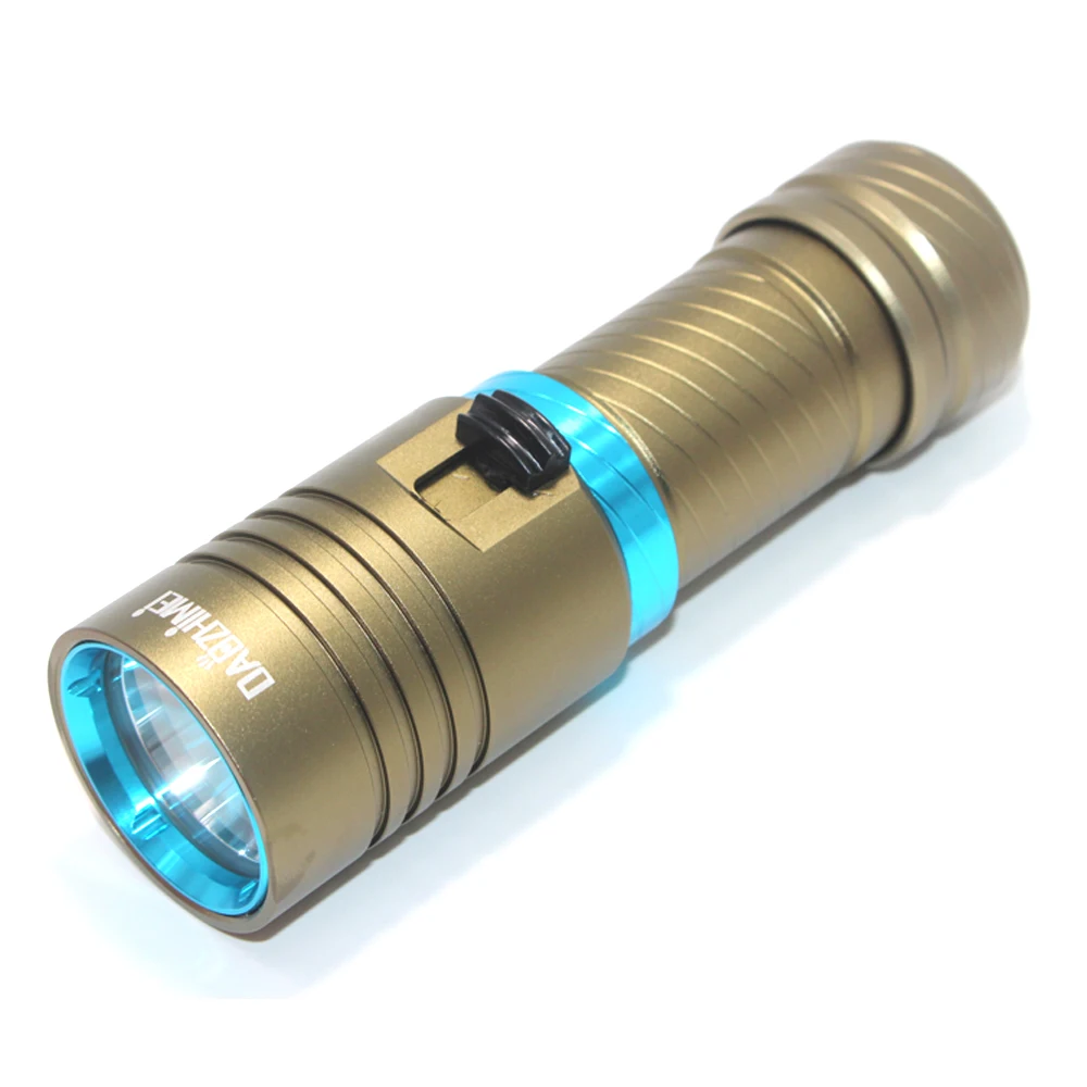 5000LM 100M linterna de buceo subacuática linternas de buceo led luz L2 antorcha buzo uso 18650 o 26650 baterías recargables