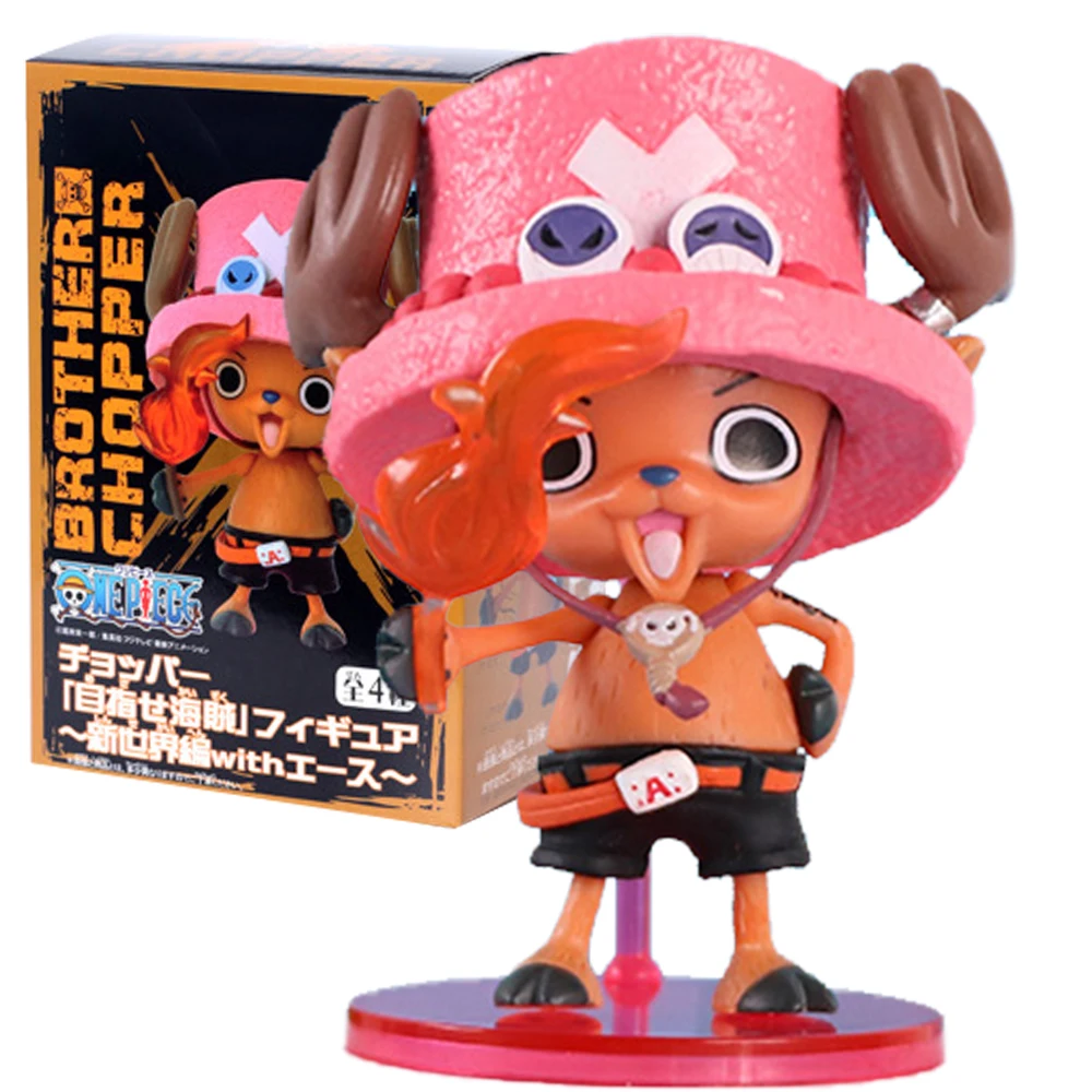 8cm tony chopper cosplay figura anime uma peça sanji usopp portgas d ace modelo de golfe brinquedo presente coleção ornamentos pvc