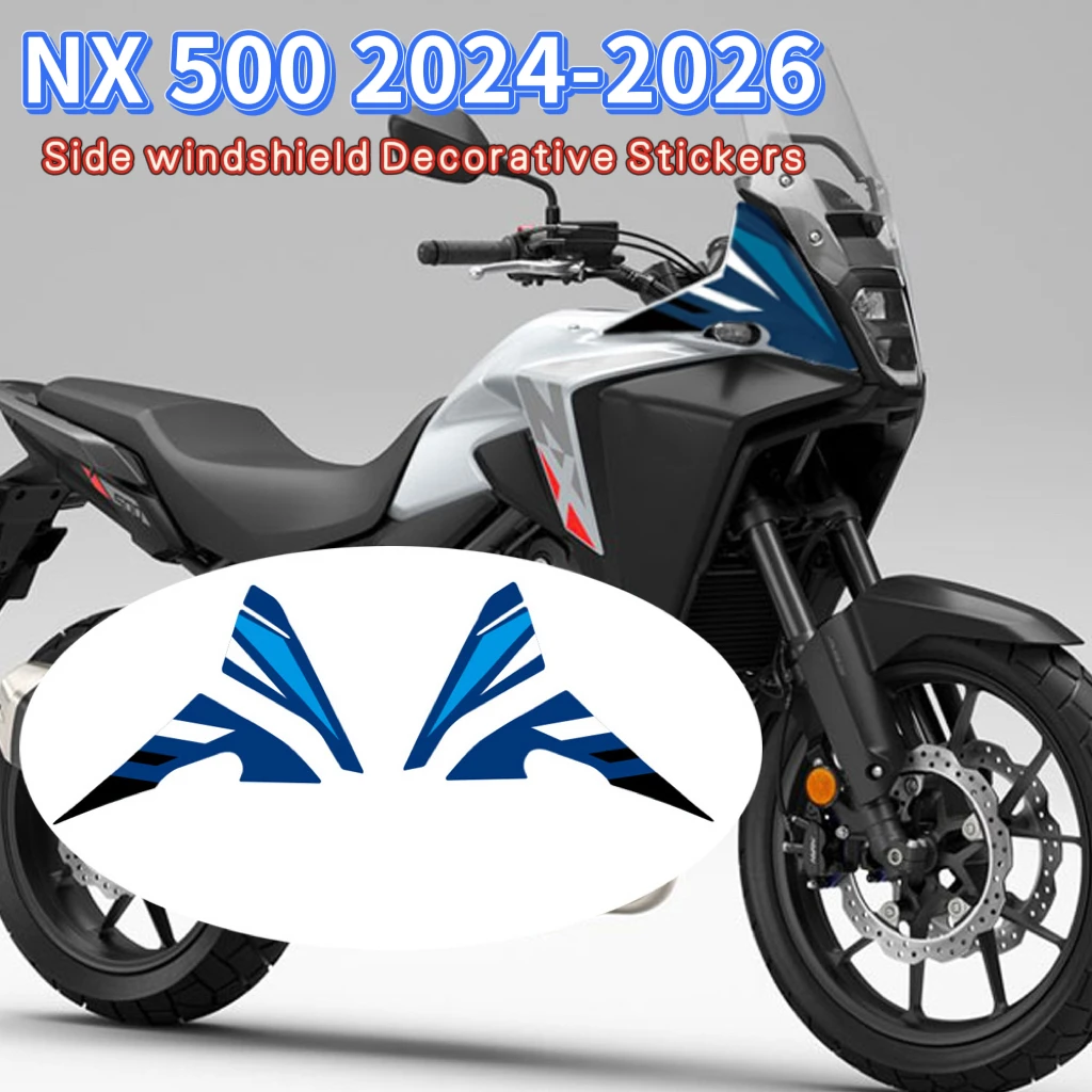 Motorcycle side wind deflector decorative decals / stickers NX 500 For HONDA NX 500 2024-2026 NX 500