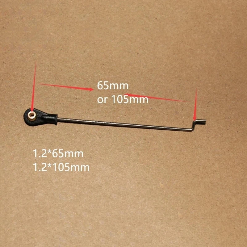 Along-RC Hobby RC Airplane Ball Head Push Pull Rod Servo Linkage Rod Set for Electric Fixed Wing Glider 3D Aircraft Model Parts