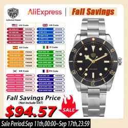 Watchdives WD7922 BB54 Vintage Watch Men VH31 Movement Sapphire Crystal 200m Waterproof Wristwatch Luminous 37mm Quartz Watches
