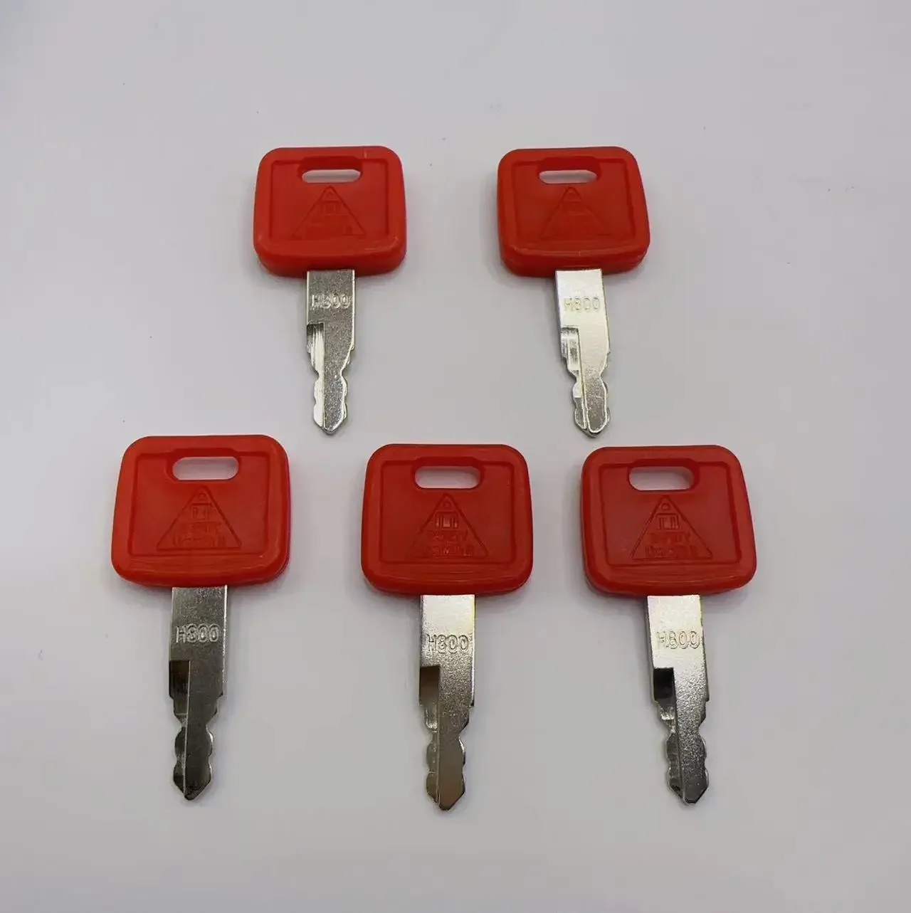 1PC/5PCS/10PCS H800 With Logo  AT194969 AT147803 Ignition Key For Hitachi Johndeere New holland excavator