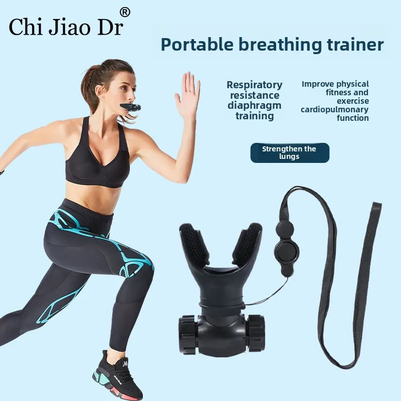 

Дыхательный тренажер ChiJiaoDr, емкость легких, тип укуса брюшного пресса, хронический, структурирующий тренажер с функцией легких заболеваний