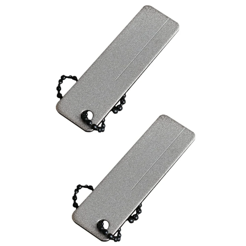 Knife Sharpener Diamond Pocket Tools Mini Keychain Outdoor Camping Sharpener Outdoor Camping Tool Emery Nail File ﻿