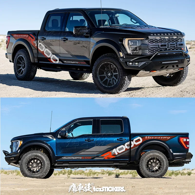 

New car sticker FOR Ford Raptor F150 R pickup truck off-road racing car decoration modification Vinyl Film Decal accessories