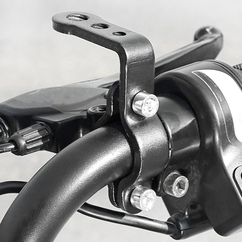 Motorcycle Handlebar Mounted Extension Bracket for Spotlight Headlight Enhanced Safety Quick Install Fit Multiple Models