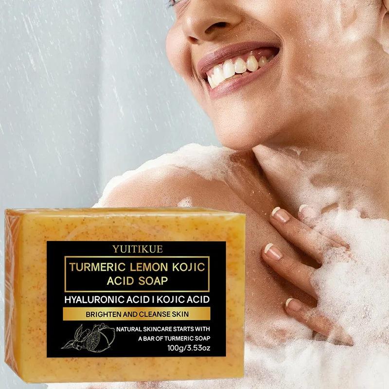 YUITIKUE Turmeric Lemon Kojic - đánh giá và giá Kojic Acid Soap