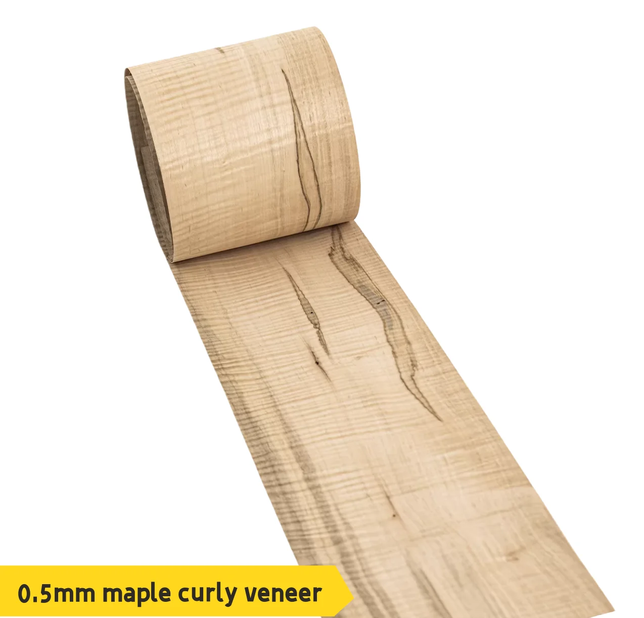 

0.5mm Natural Vintage Maple Curly Wood Veneer Sheets DIY Crafts Speaker Guitar Body Veneer Cabinet Interior Decoration Material