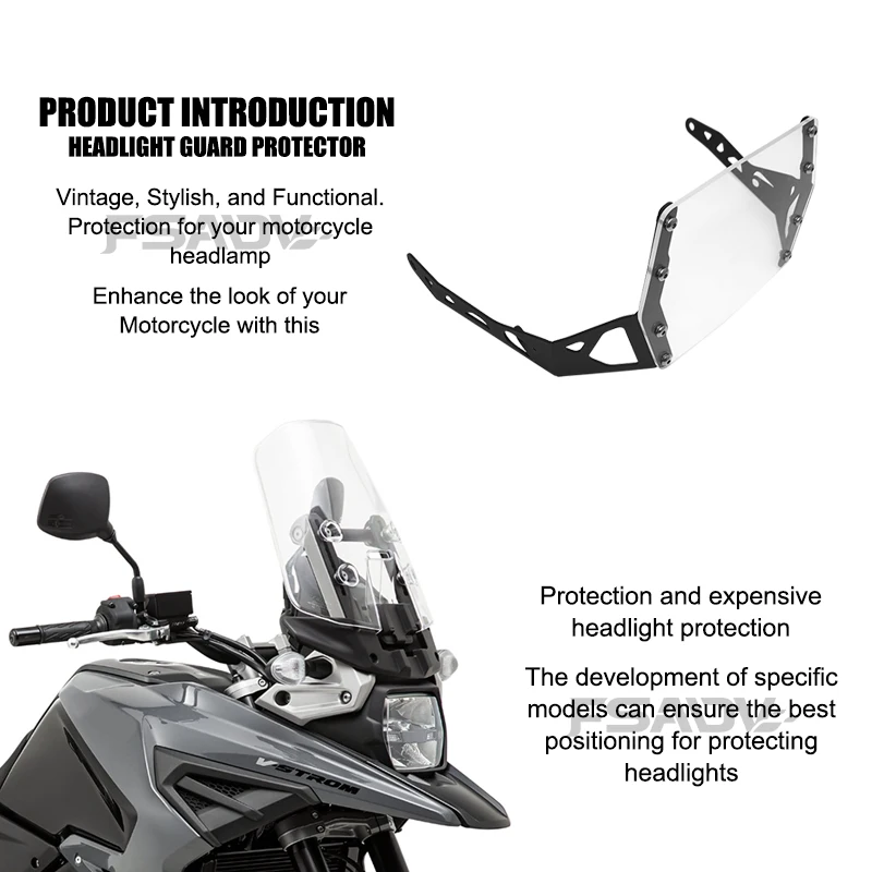 V-Strom 1050 Headlight Protector Grille Guard Cover Protection Grill For Suzuki VStrom 1050 L 1050XT DL1050A 2019 2020 2021 2022